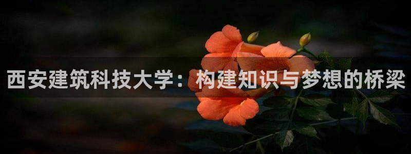 和记娱乐手机官网：西安建筑科技大学：构建知识与梦想的桥梁