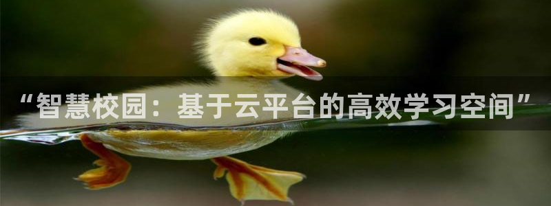 和记官网注册：“智慧校园：基于云平台的高效学习空间”