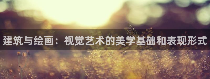 胡和记官网：建筑与绘画：视觉艺术的美学基础和表现形式